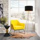 Zuo® Modern Mariel Black/Gold Floor Lamp-3