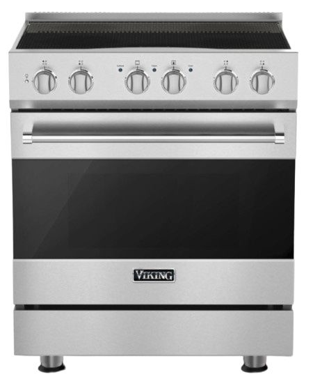 Viking® 3 Series 30" Stainless Steel Pro Style Induction Range-0