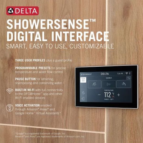 Delta Universal Showering ShowerSense Digital 4-Port Thermostatic Shower Rough-1