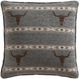 HiEnd Accents Longhorn Canyon Smoke Euro Sham-0