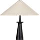 Four Hands Innes Matte Black Tapered Shade Floor Lamp-5