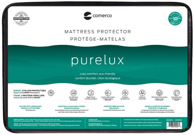 Comerco® Purelux Queen Mattress Protector Set + 2 Pillow Protectors-0