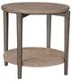 Furniture of America® Roros Natural Round End Table-0