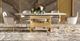 VIG Furniture Modrest Marmot White/Gold Dining Table-4