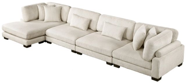 Homelegance® Traverse 4-Piece Beige Modular Sectional with Reversible Chaise-0