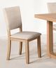 Furniture of America® Sauro 4-Piece Natural Upholstered Side Chair-0