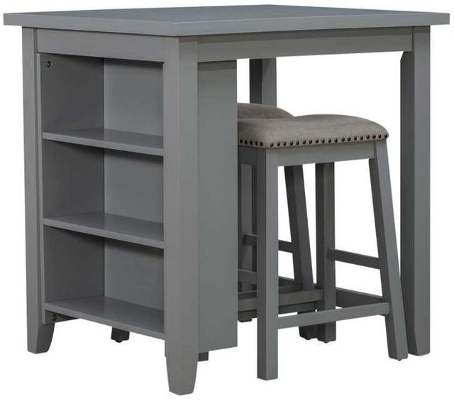 Liberty Furniture Brook Creek 3-Piece Gray Counter Set-0