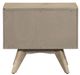 Armen Living Baly Grey Sandblast Summer Drawer Nightstand-2