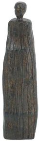 A & B Home Rustic Brown Polyresin Human Figurine-1