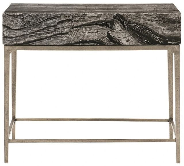 Bernhardt Linea Black Forest/Textured Graphite Nightstand-0