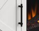 Legends Home Real Cozy Liberty Bourbon/Jasmine White 95" Fireplace Console-5
