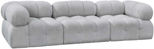 Meridian Furniture Ames 3-Piece Gray 102" Sofa-0