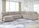 Benchcraft® ModMax Luxe 5-Piece Flint Left-Arm Facing Sectional with Chaise and Pop Up Sleeper-1