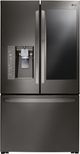 LG 23.5 Cu. Ft. Black Stainless Steel Counter Depth French Door Refrigerator-1