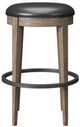 Emerald Home Benton Pecan Brown Round Stool-3