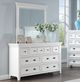 Furniture of America® Castile 4-Piece White Full Bedroom Set-2
