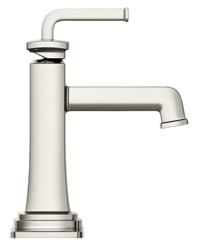 KOHLER® Riff® Vibrant Polished Nickel 0.5 GPM Single-Handle Bathroom Sink Faucet-2