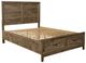 Liberty Furniture Ridgecrest Cobblestone Queen Storage Panel Bed-0