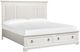 Magnussen Home® Kingston Whisper White California King Panel Storage Bed with Upholstered Headboard-0