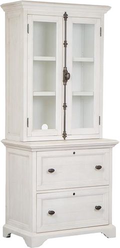 Magnussen Home® Bronwyn Alabaster Lateral File with Hutch