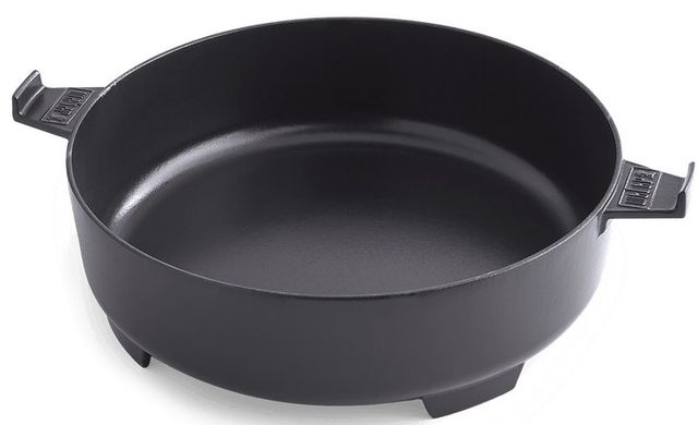 Weber® Slate Cast Iron Dutch Oven Duo-1