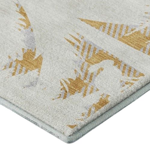 Dalyn™ Rug Company Merry & Bright MY26 Gold 5'x8' Area Rug-3
