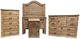 Million Dollar Rustic Ranch 4-Piece Native Pine Full Panel Bed Set-0