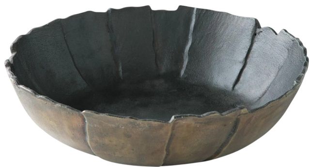 Signature Design by Ashley® Aidman Antique Gold/Black Bowl-2