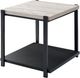 New Classic® Home Furnishings Linea 3-Piece Black/Light Gray Occasional Table Set-3