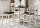 Homelegance® Kiwi Dark Brown/Whitewash Counter Chair-1