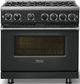 Viking® 7 Series 36" Antique Bronze Pro Style Liquid Propane Gas Range-4