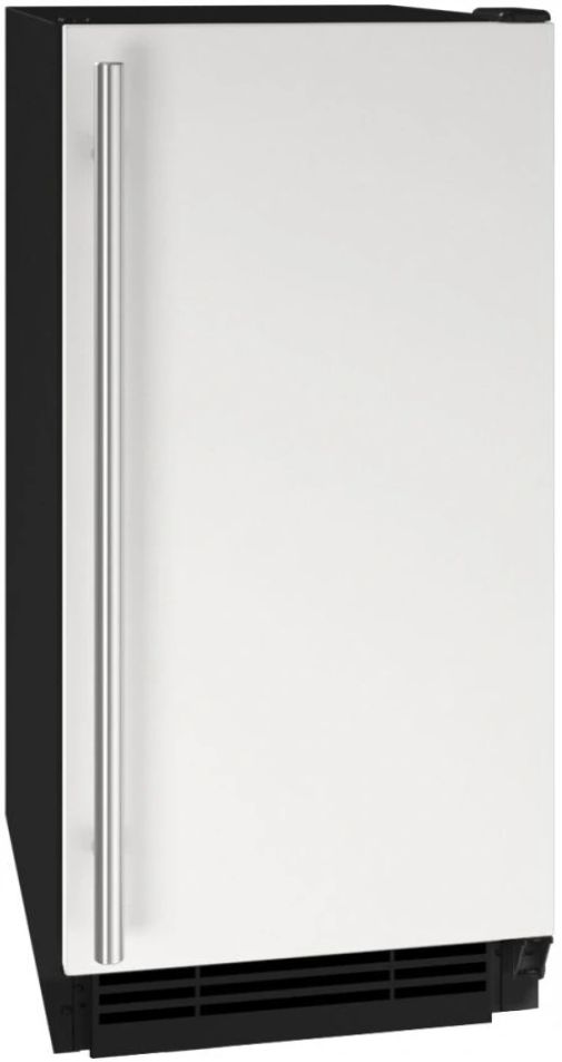 U-Line® 1 Class 15" 55 lb. White Solid Ice Maker-0