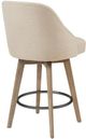 Olliix by Madison Park Sand Pearce Counter Stool with Swivel Seat-3