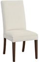 Fairfield® Customizable Entree Dining Straight Tall Back Side Chair with Tobacco Legs-0