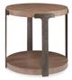 Century® Customizable Casa Bella Sunburst Timber Grey Chairside Table-0