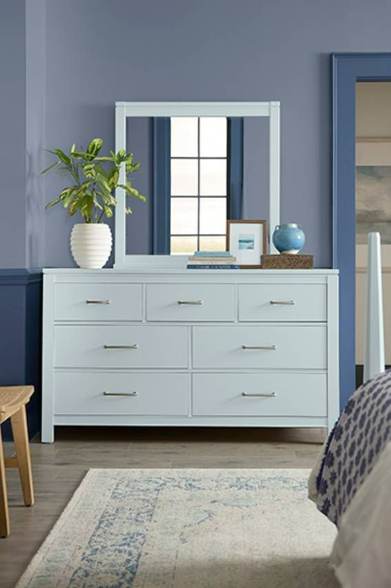 Vaughan-Bassett Tide & Timber Blue Maple 7-Drawer Dresser-2