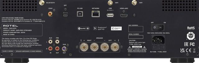 Rotel® 2 Channel Black Integrated Streaming Amplifier-1