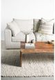 Moe's Home Collection Justin Nook 3-Piece Taupe L-Shaped Modular Sectional and Ottoman-4