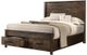 Coaster® Woodmont Rustic Golden Brown California King Storage Panel Bed-0