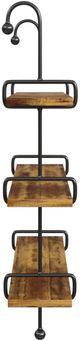 Powell® Wilder Black/Natural Wall Shelves-3