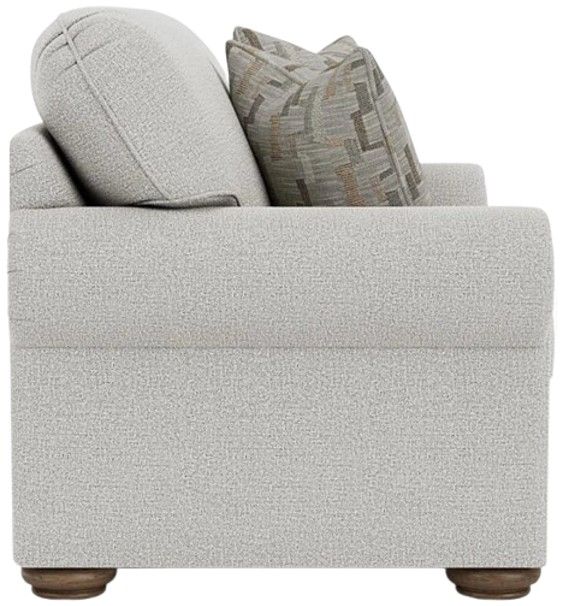 Flexsteel® Preston Silver Glacier Twin Sleeper Chair-2