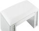 ACME Furniture Nysa Ivory/Mirrored Vanity Stool-4