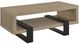 Coaster® Dinard Latte Coffee Table with Black Metal Base-0