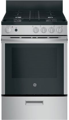 GE® 24" Stainless Steel Freestanding Gas Range