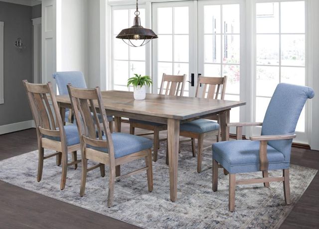Urban Collections by Yutzy Woodworking Jackson Taupe Dining Table with 2 leaves-1