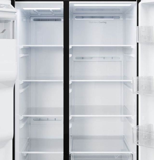 GE® 36" 23.6 Cu. Ft. Black Counter Depth Side-By-Side Refrigerator with Extra Tall Dispenser and In-Door Icemaker-3