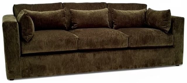 Intermountain Furniture Customizable Luscious Track Arm with Plumae Cushion Sofa-0
