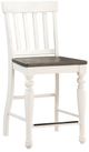 Steve Silver Co.® Joanna Ivory/Mocha Two Tone Counter Chair-1