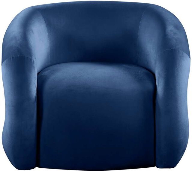 Meridian Furniture Roxbury Navy Velvet Accent Chair-1