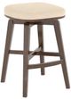 Canadel® Canadel Cognac Washed Upholstered Fixed Stool-0